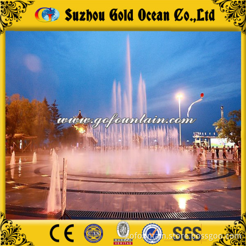 Large Musical Floor Type Outdoor Fountain in Square